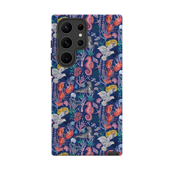 Samsung Tough  Case - Coastline Pattern C By Emma Frances Grant