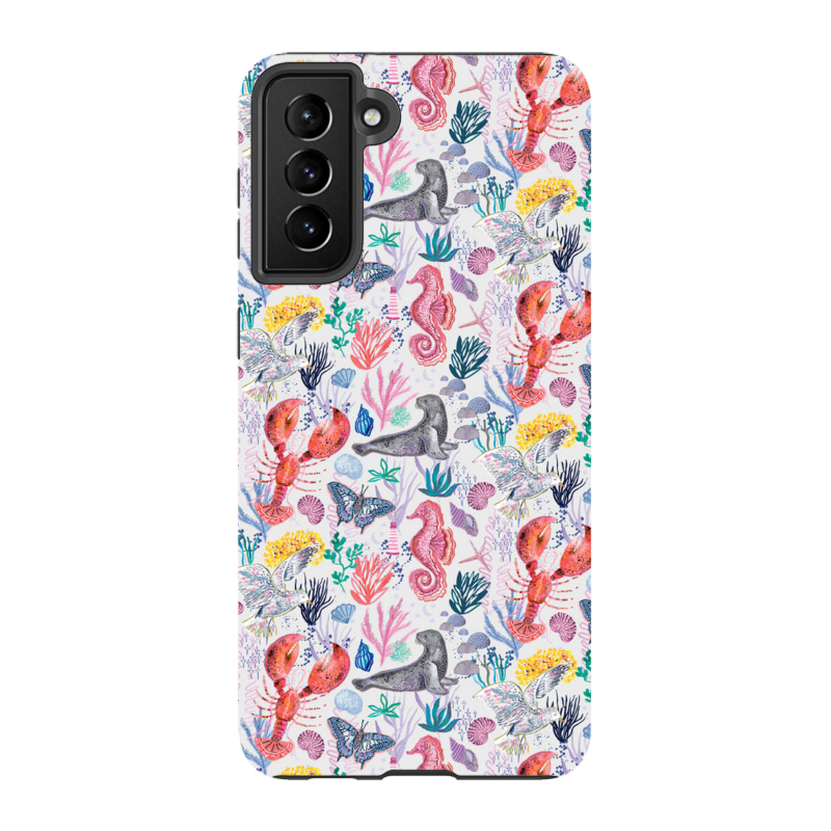 Samsung Tough  Case - Coastline Pattern D By Emma Frances Grant