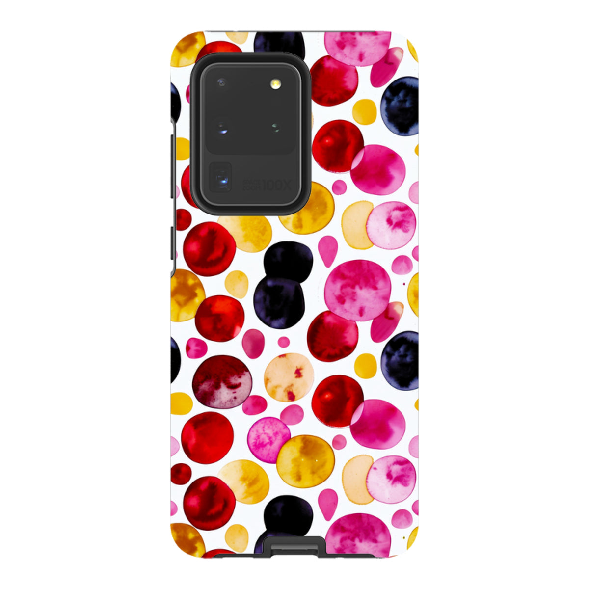 Samsung Tough  Case - Colour Moon Polka