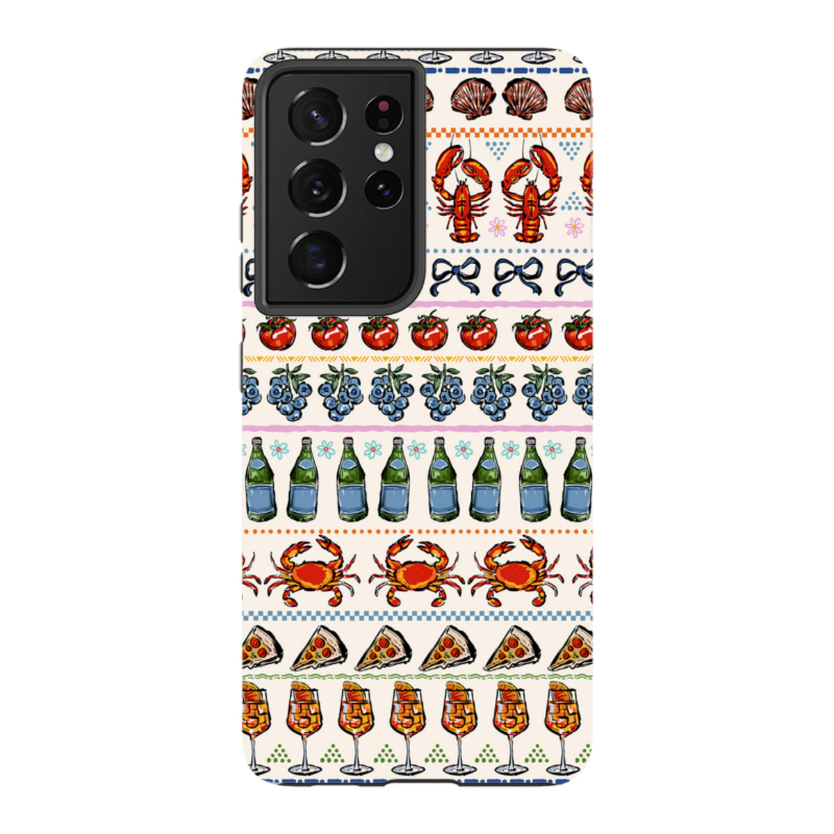 Samsung Tough Case - Crab Pattern