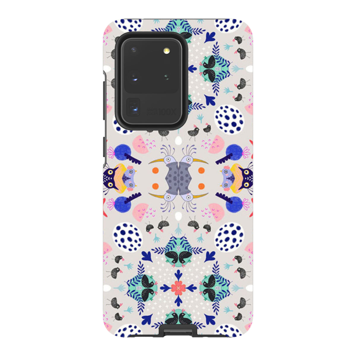 Samsung Tough Case - Crazybird Muster von Mia Underwood