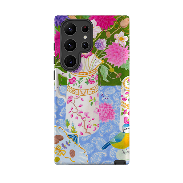 Samsung Tough Case - Dahlias By Bex Parkin