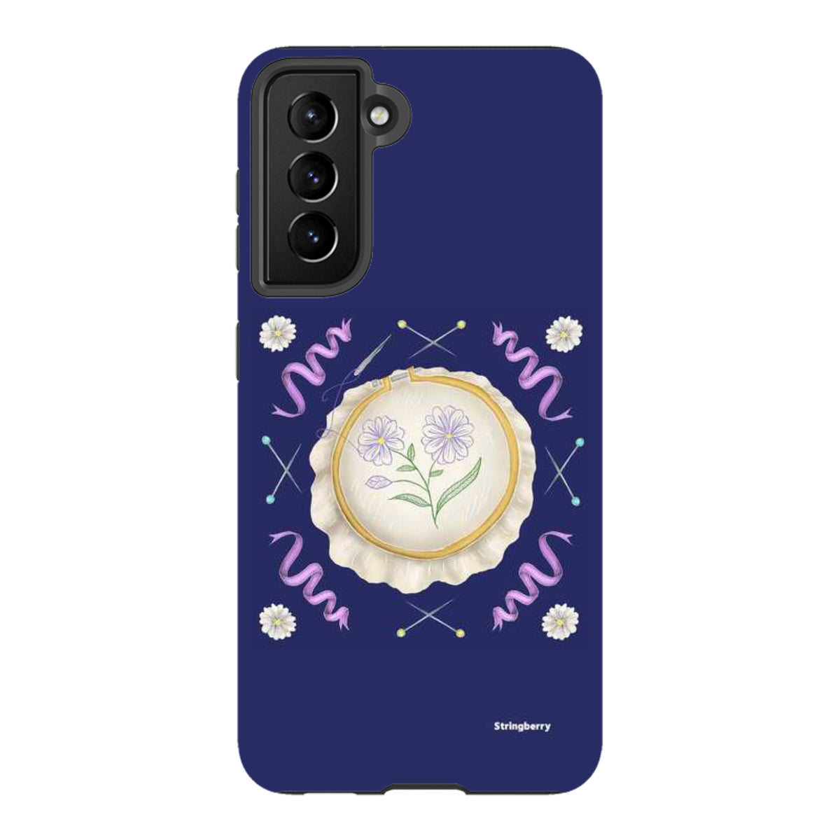 Samsung Tough Case - Daisy Needlework By Catherine Rowe