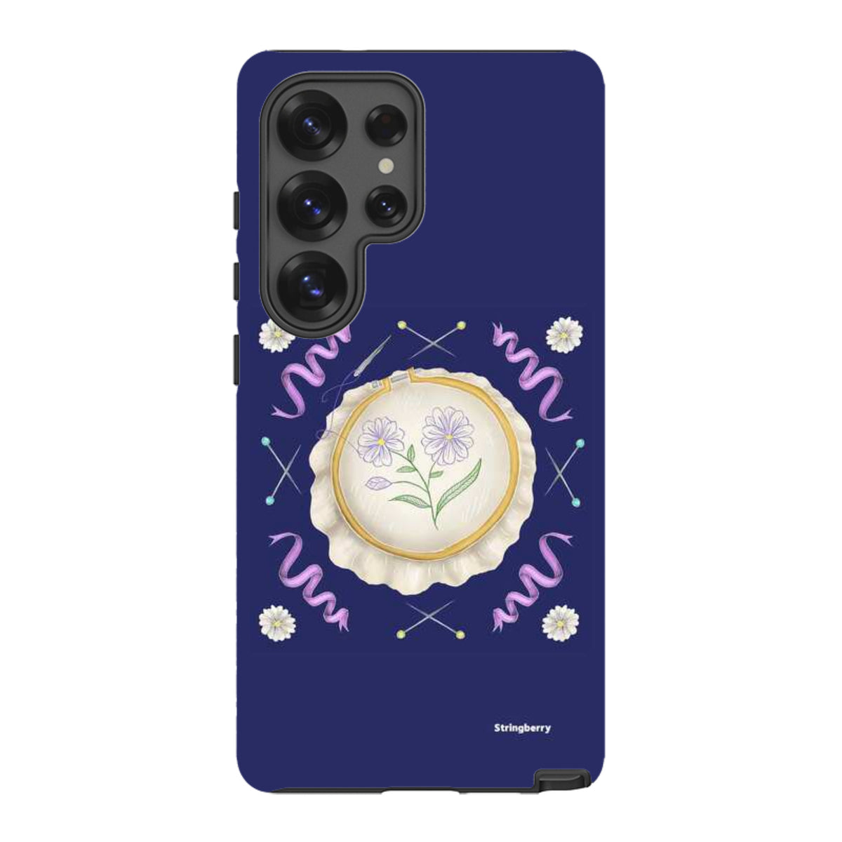 Samsung Tough Case - Daisy Needlework By Catherine Rowe