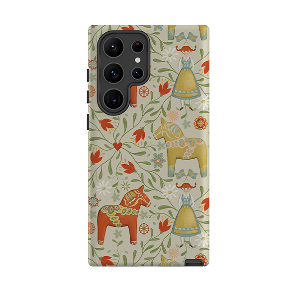 Samsung Tough  Case - Dala Horse By Maja Lindberg
