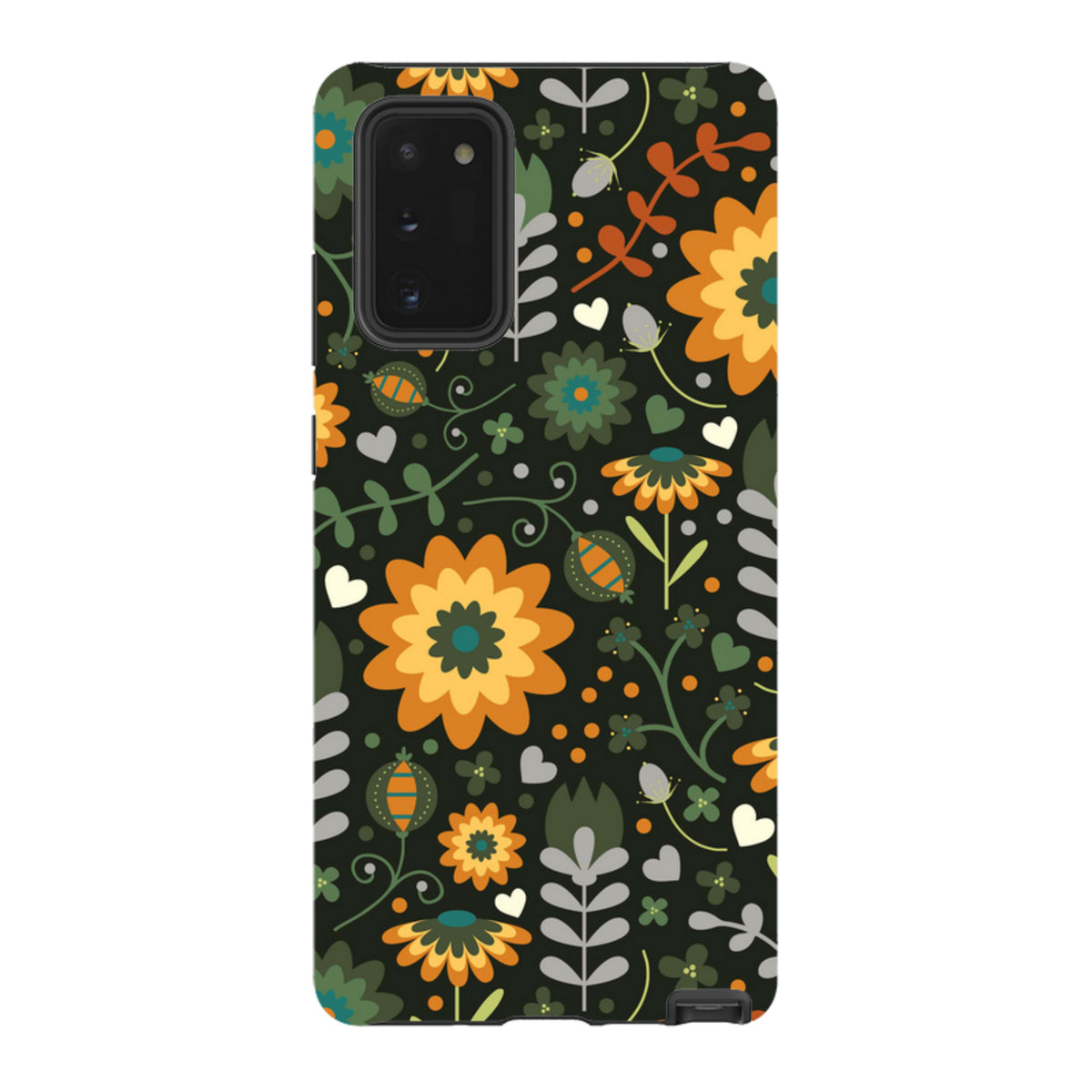 Samsung Tough Case - Dark Floral By Suzy Taylor