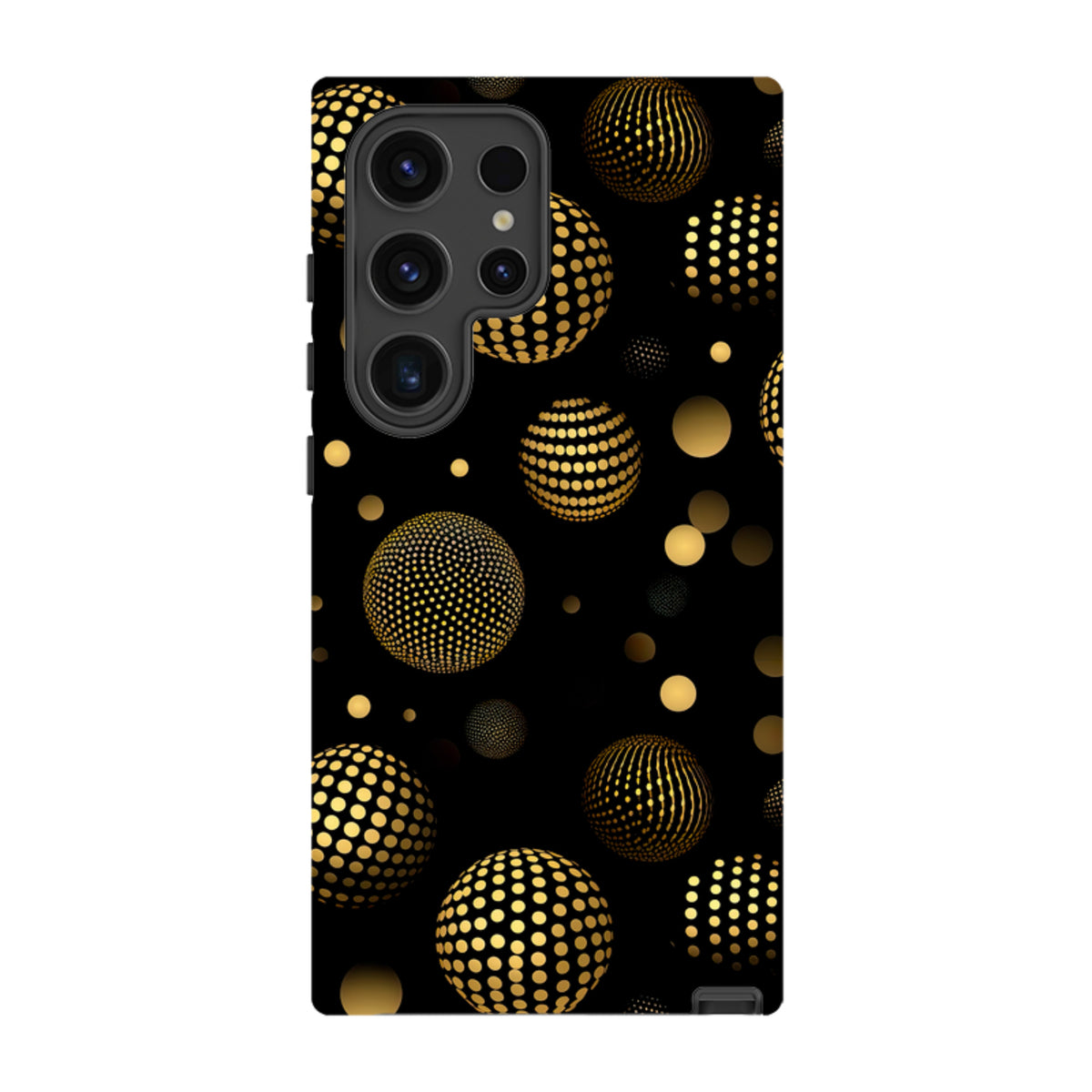 Samsung Tough Case - Dark Polka