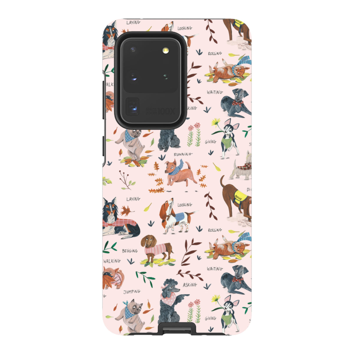 Samsung Tough Case - Dog Pattern By Caroline Bonne Muller