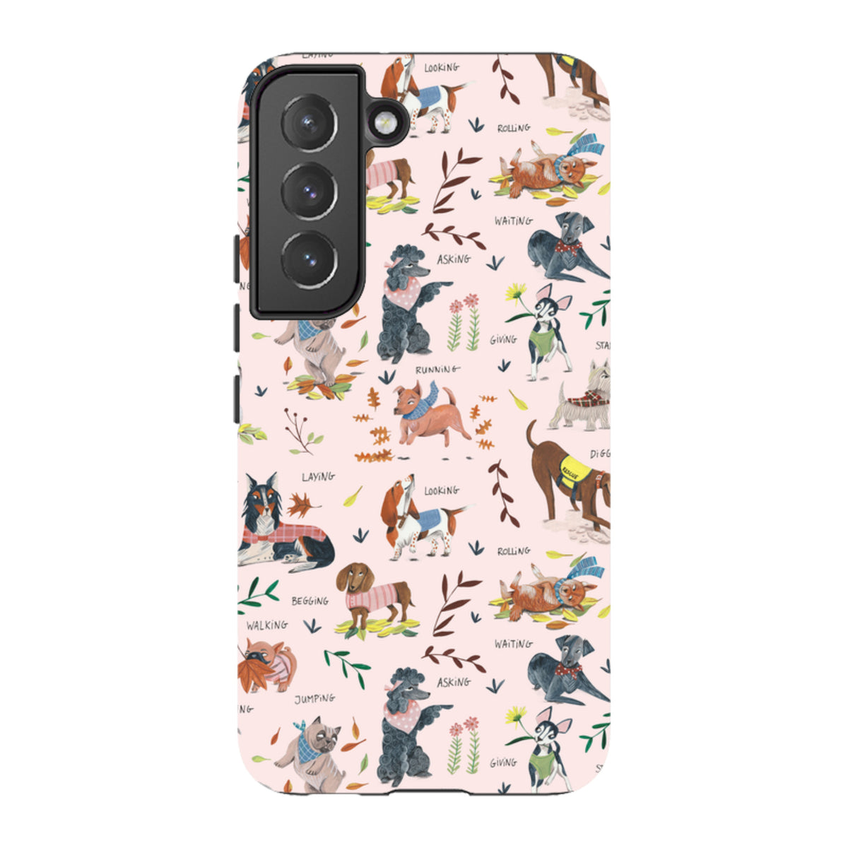 Samsung Tough Case - Dog Pattern By Caroline Bonne Muller