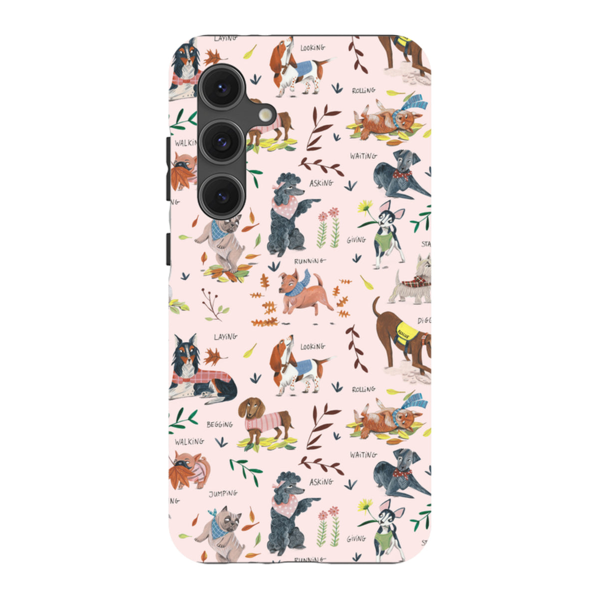 Samsung Tough Case - Dog Pattern By Caroline Bonne Muller