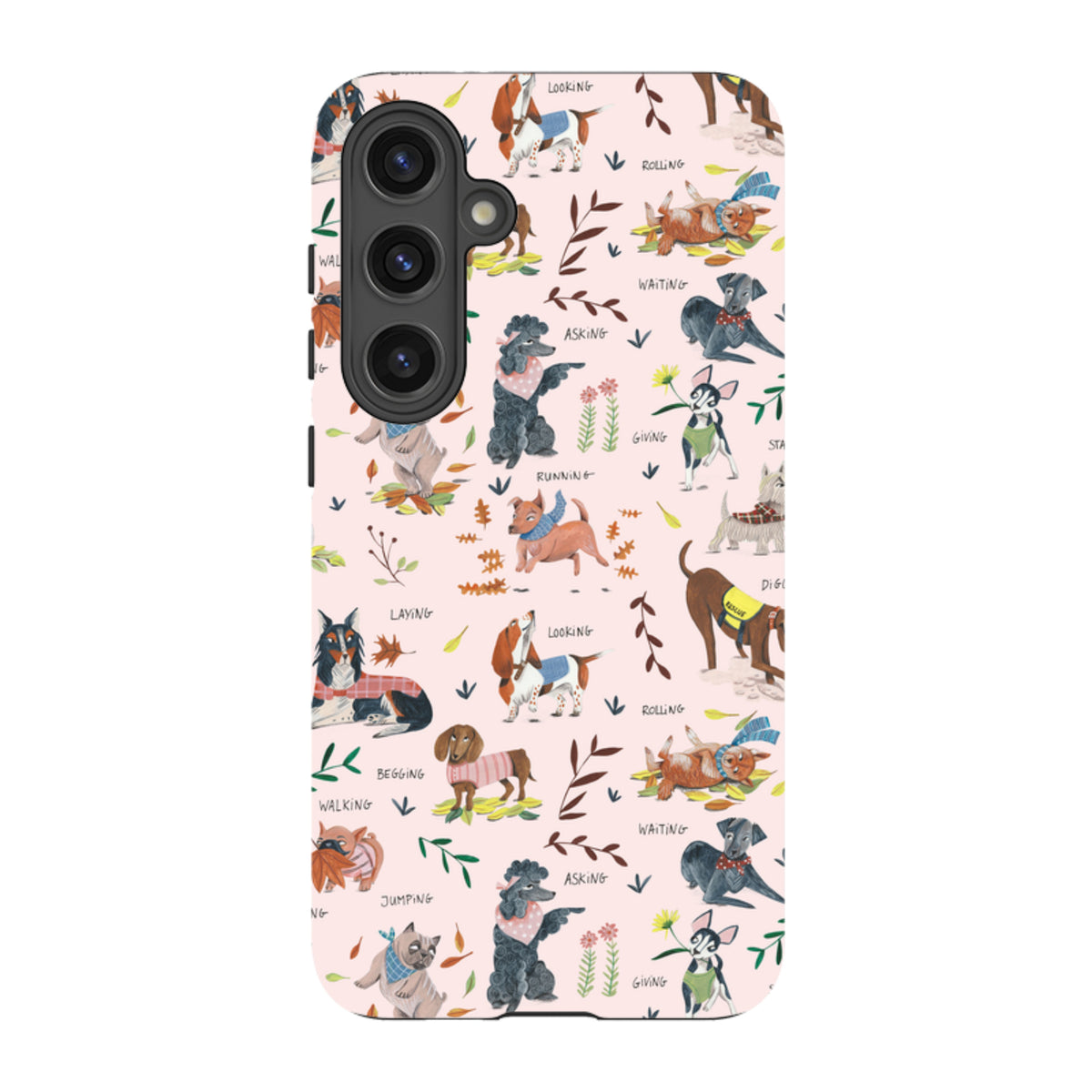 Samsung Tough Case - Dog Pattern By Caroline Bonne Muller