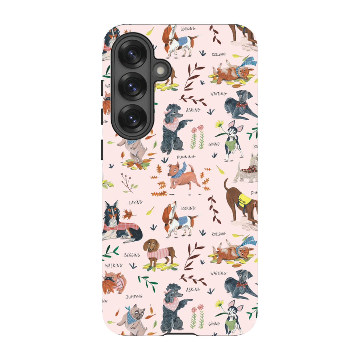 Samsung Tough Case - Dog Pattern By Caroline Bonne Muller