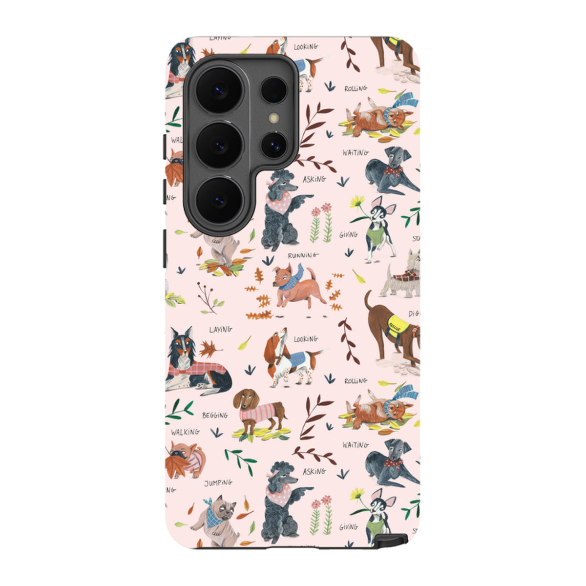 Samsung Tough Case - Dog Pattern By Caroline Bonne Muller