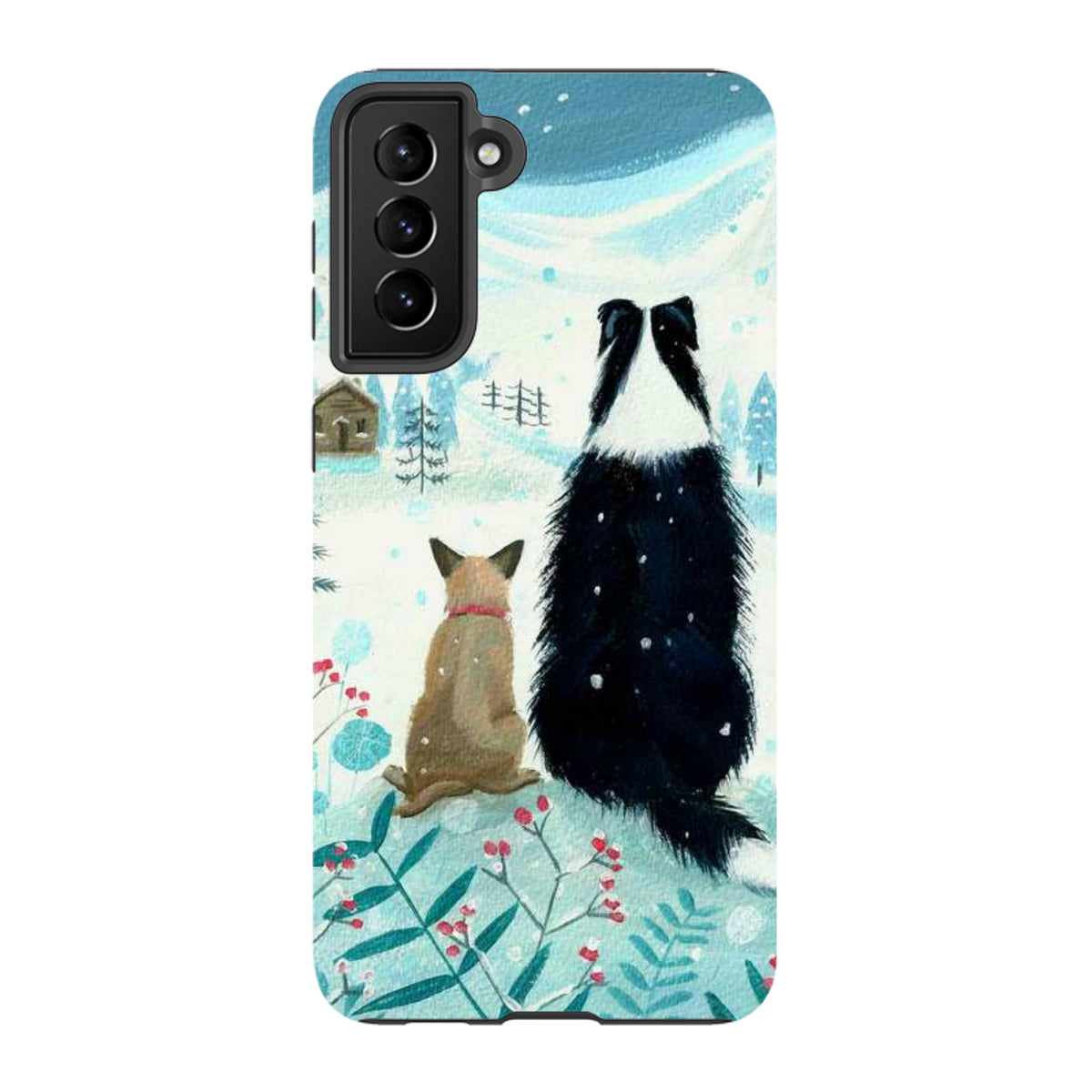 Samsung Tough Case - Dogs Xmas By Mary Stubberfield