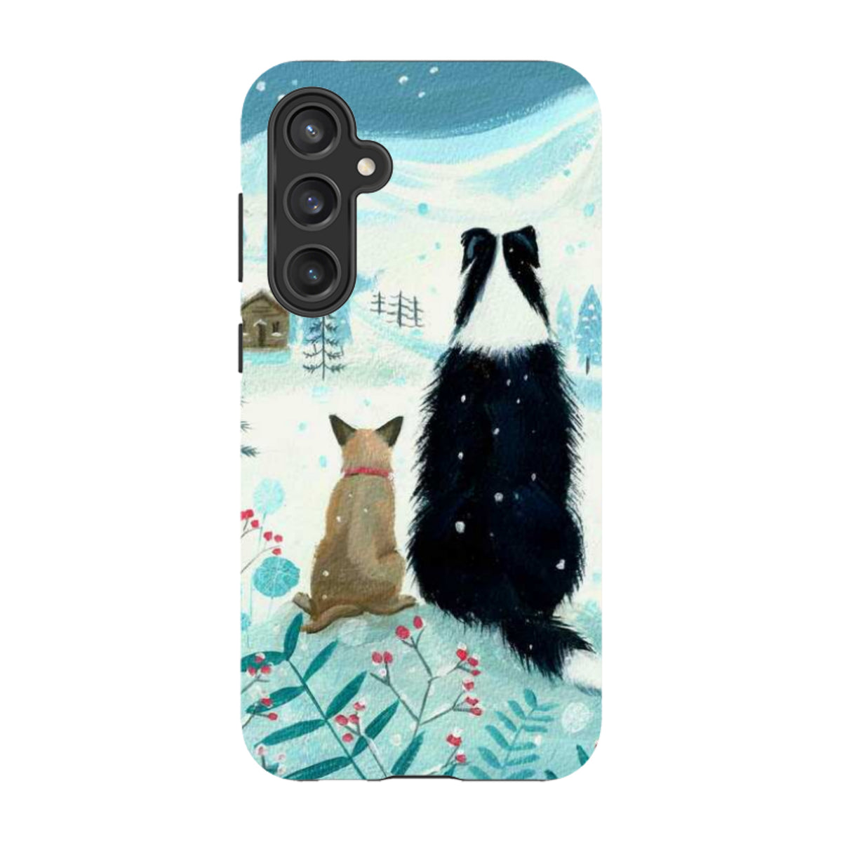 Samsung Tough Case - Dogs Xmas By Mary Stubberfield