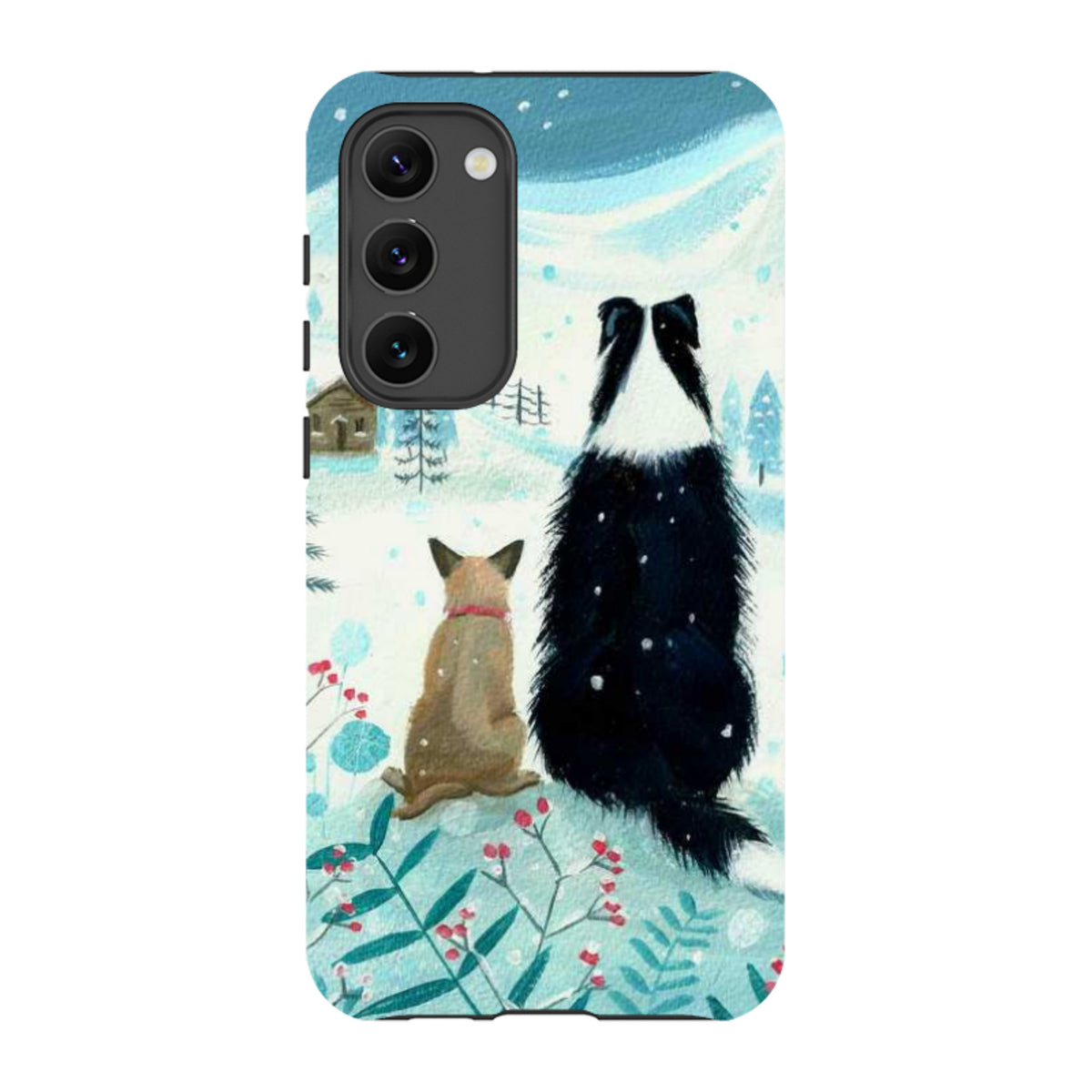 Samsung Tough Case - Dogs Xmas By Mary Stubberfield