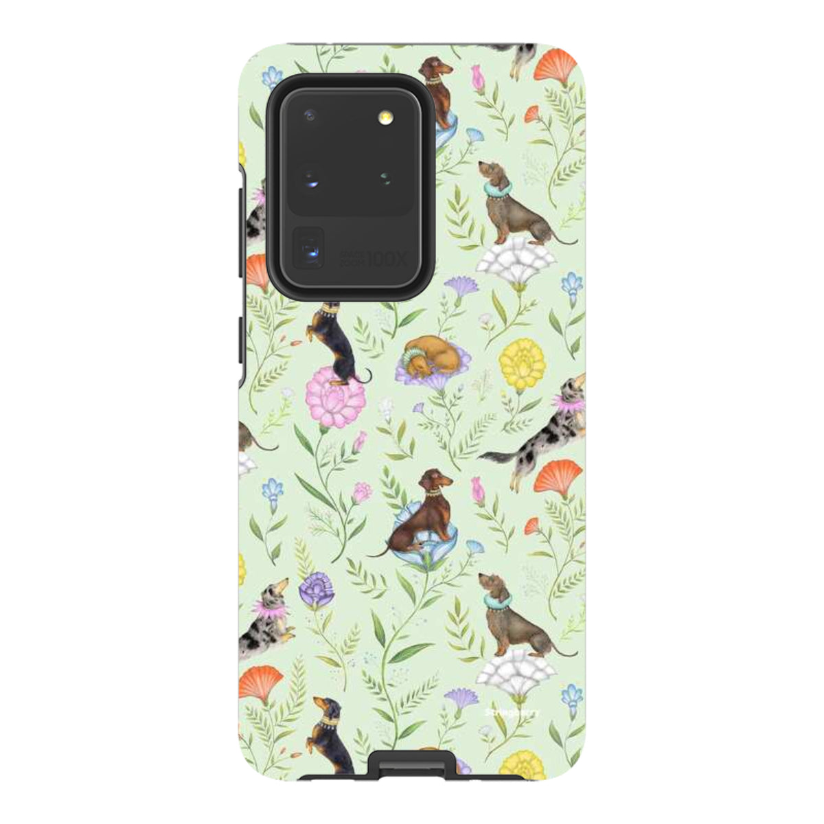 Samsung Tough Case - Doxy Day Afternoon Pistachio By Catherine Rowe