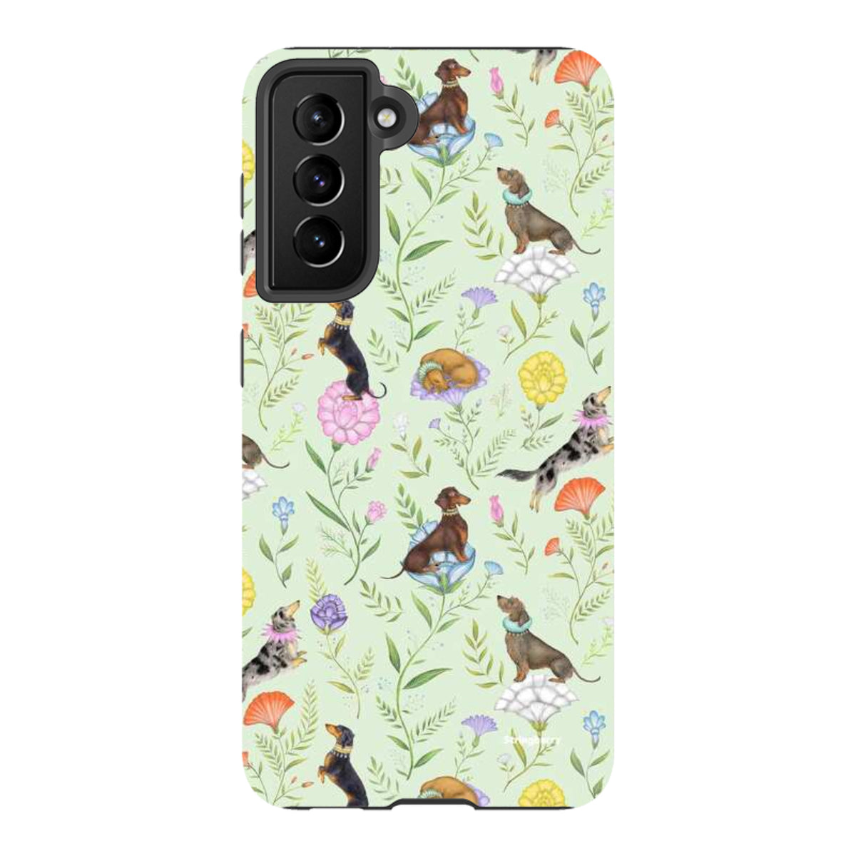 Samsung Tough Case - Doxy Day Afternoon Pistachio By Catherine Rowe