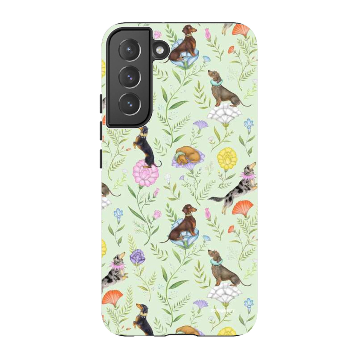 Samsung Tough Case - Doxy Day Afternoon Pistachio By Catherine Rowe