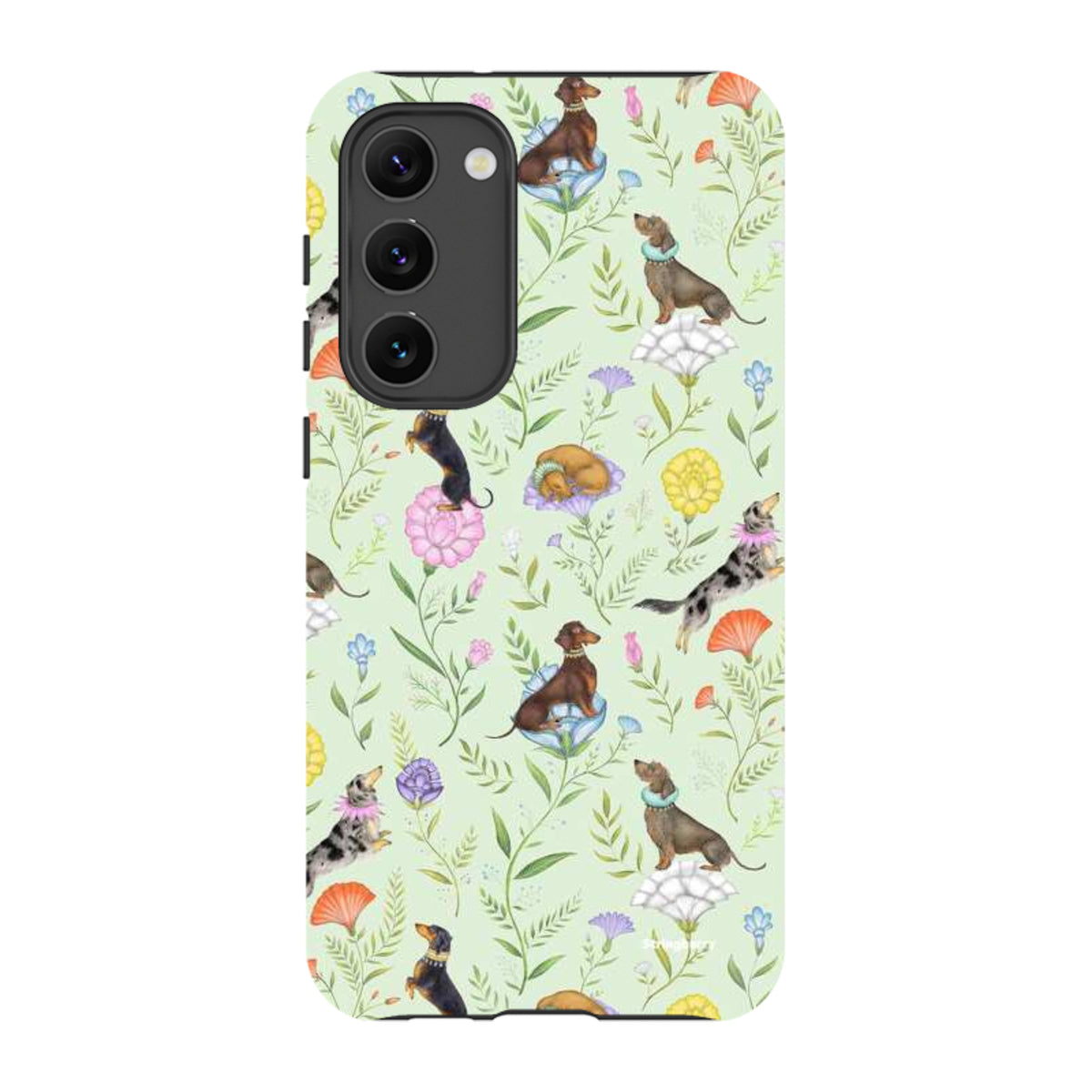 Samsung Tough Case - Doxy Day Afternoon Pistachio By Catherine Rowe