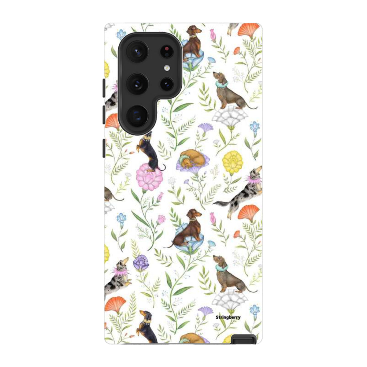Samsung Tough Case - Doxy Day Afternoon White By Catherine Rowe
