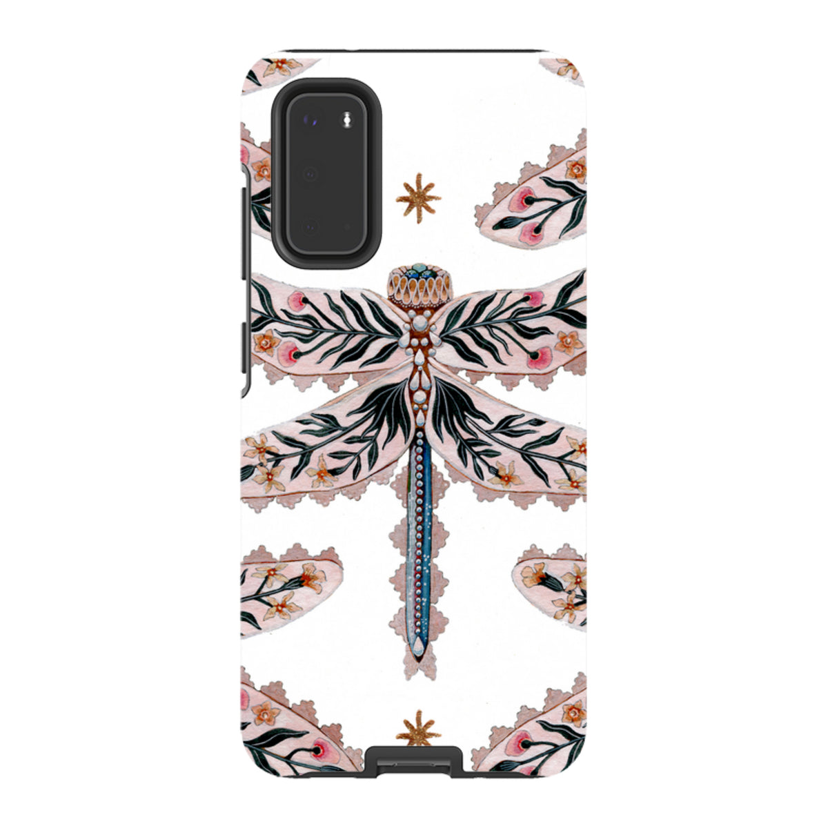 Samsung Tough Case - Dragonfly Pattern By Maria Matos