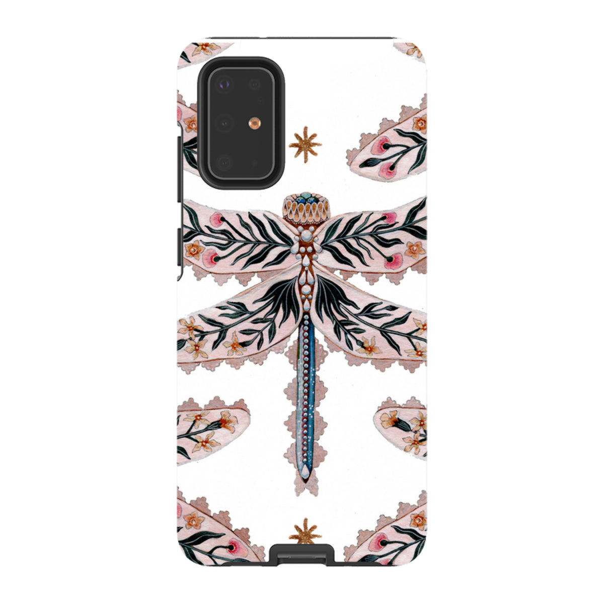 Samsung Tough Case - Dragonfly Pattern By Maria Matos