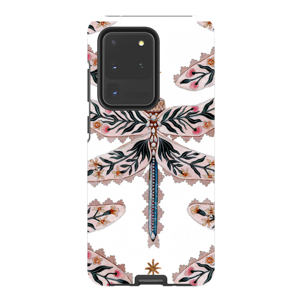 Samsung Tough Case - Dragonfly Pattern By Maria Matos