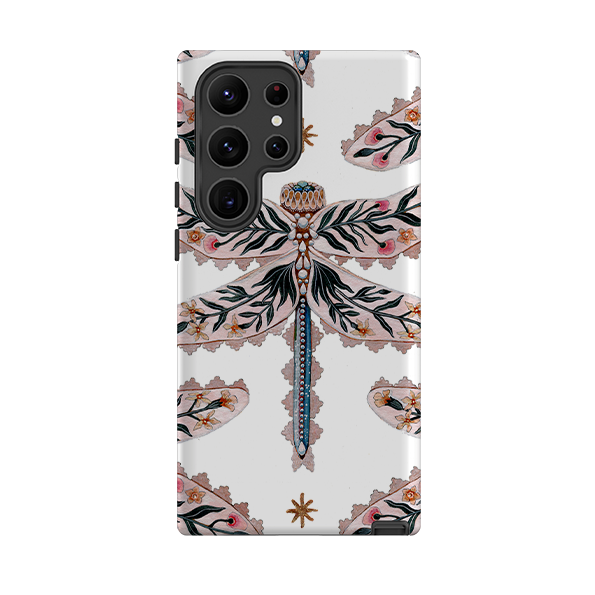 Samsung Tough Case - Dragonfly Pattern By Maria Matos
