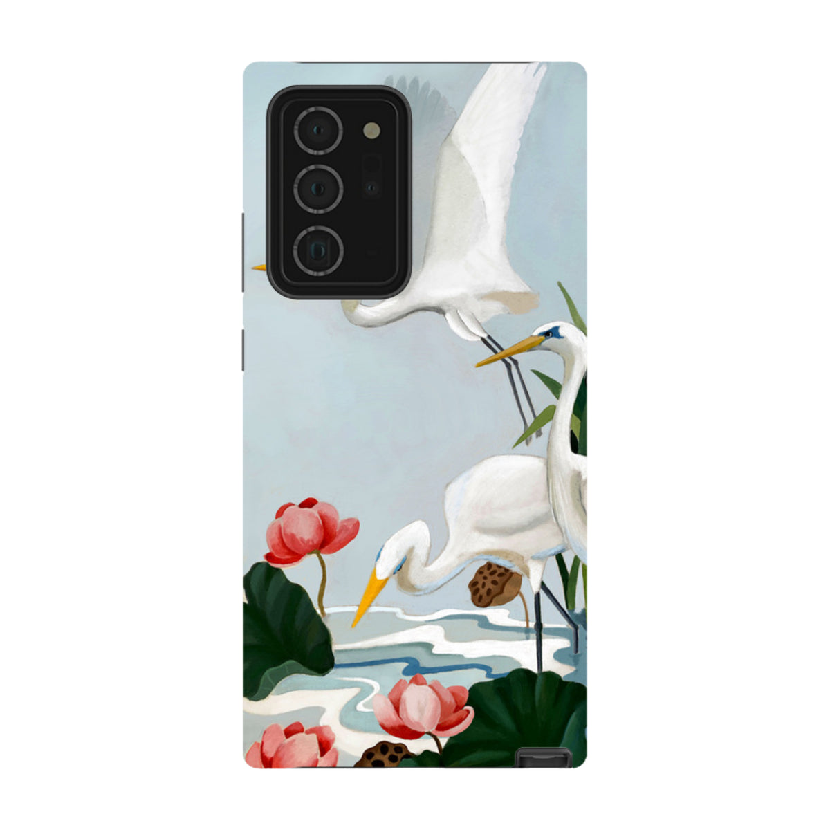 Samsung Tough Case - Egrets And Lillie's By Bex Parkin