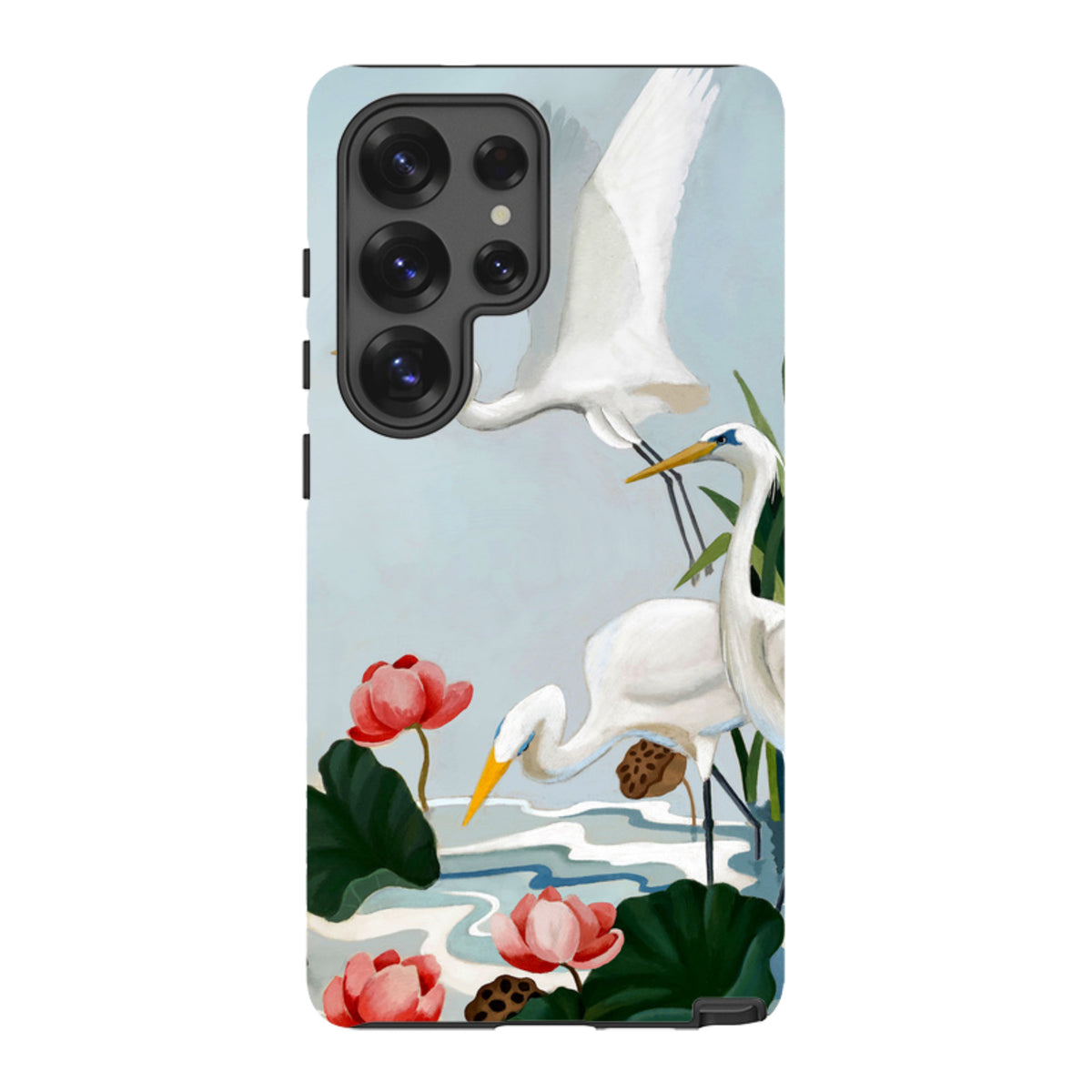 Samsung Tough Case - Egrets And Lillie's By Bex Parkin
