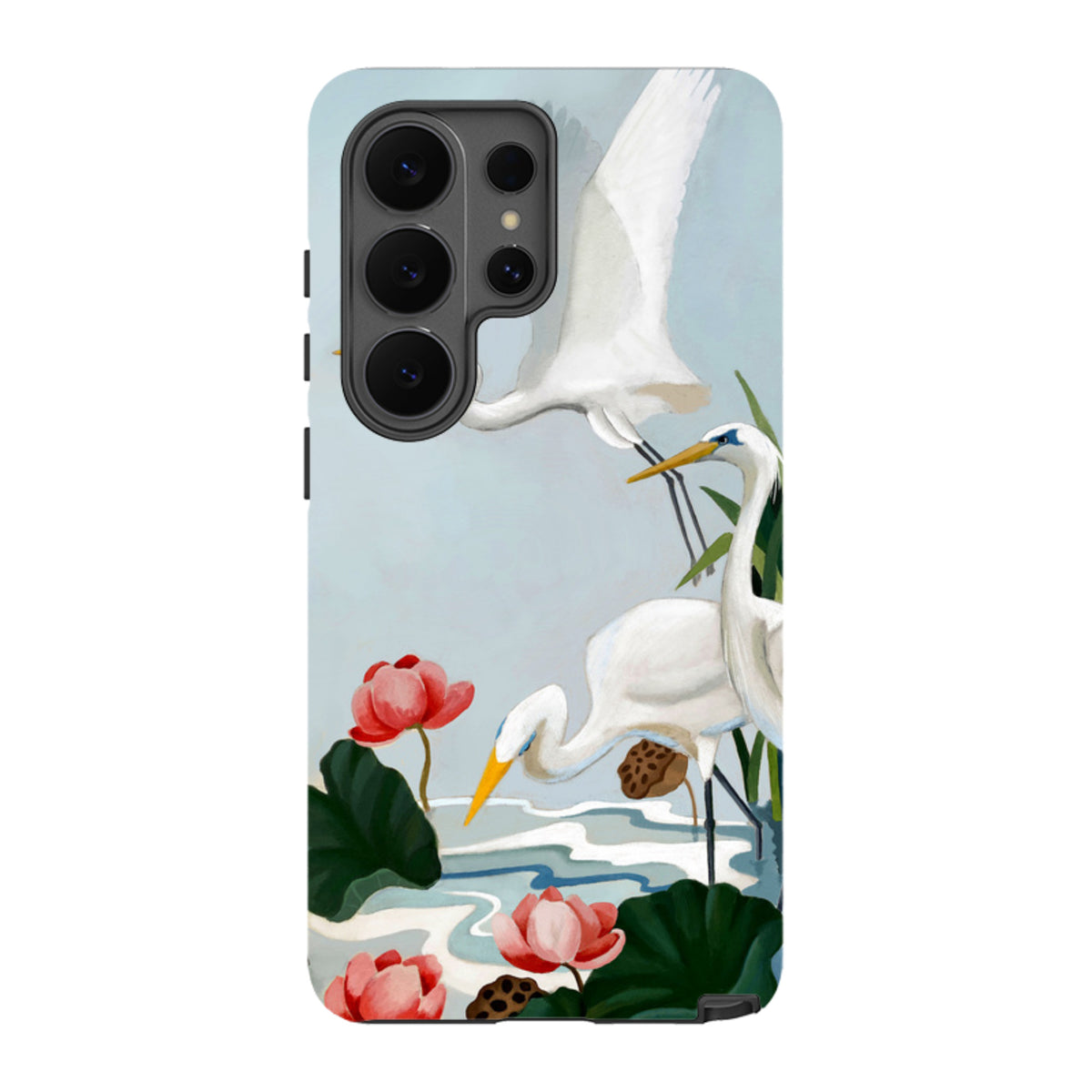 Samsung Tough Case - Egrets And Lillie's By Bex Parkin