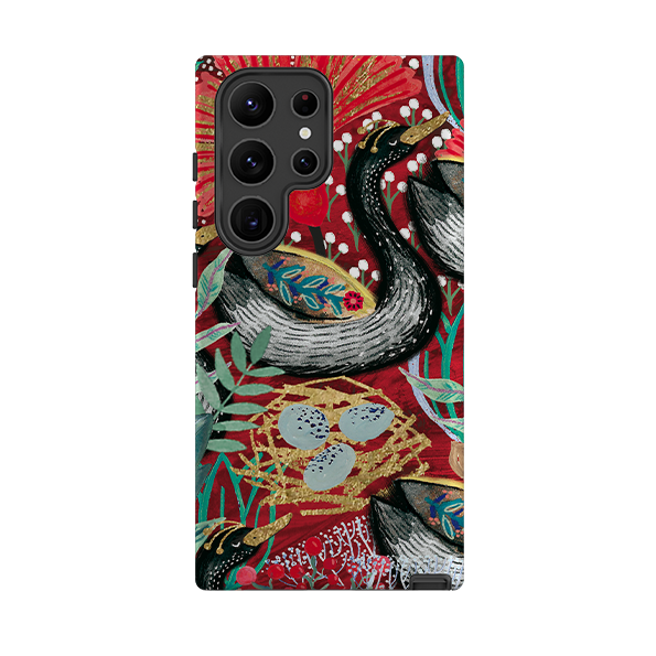 Samsung Tough Case – Acht Gänse legen Eier von Emma Frances Grant