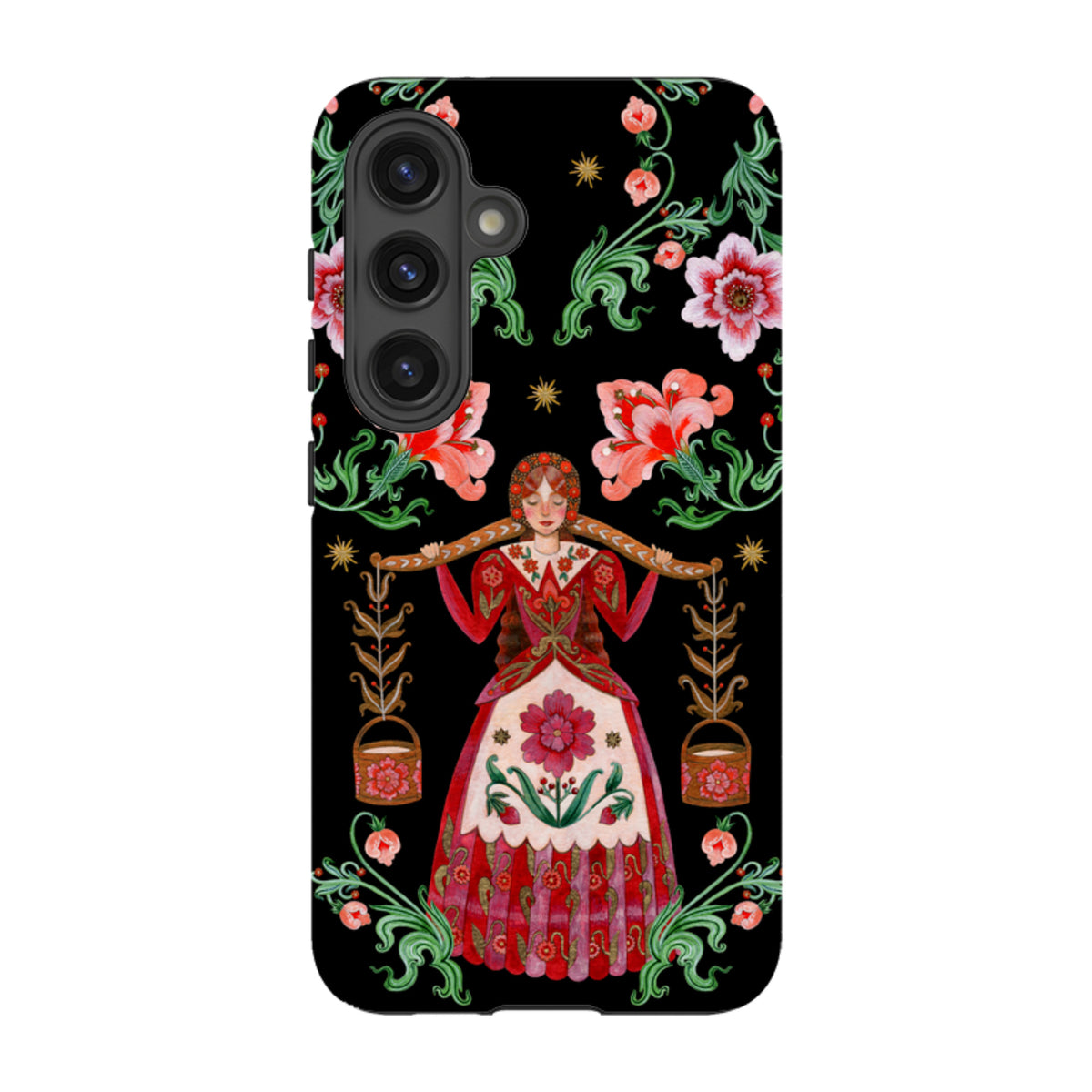 Samsung Tough  Case - Eight Maids A Milking By Maria Matos
