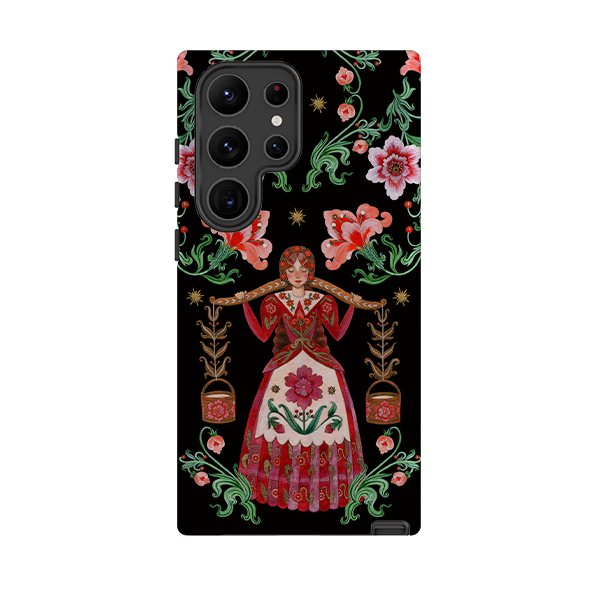 Samsung Tough  Case - Eight Maids A Milking By Maria Matos