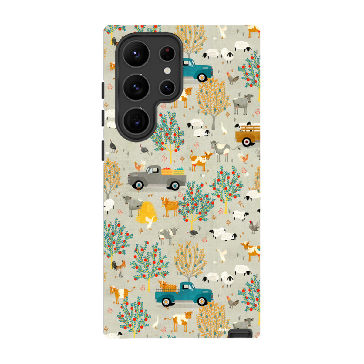 Samsung Tough Case - Farm Life Grey von Katherine Quinn