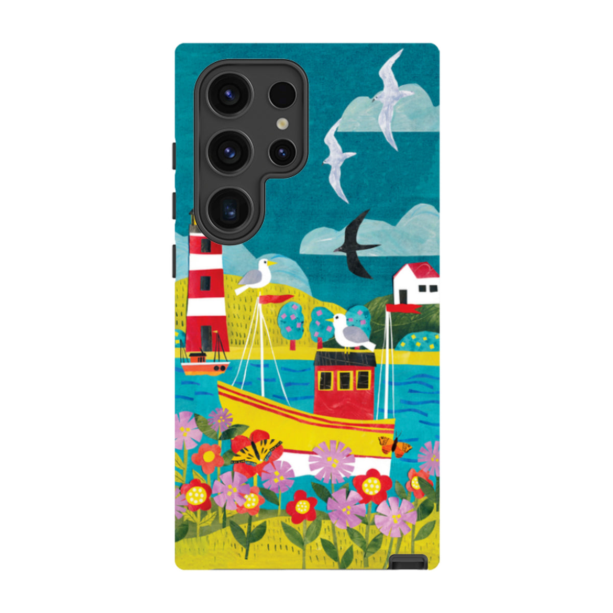 Samsung Tough  Case - Fishing Boat By Tracey English