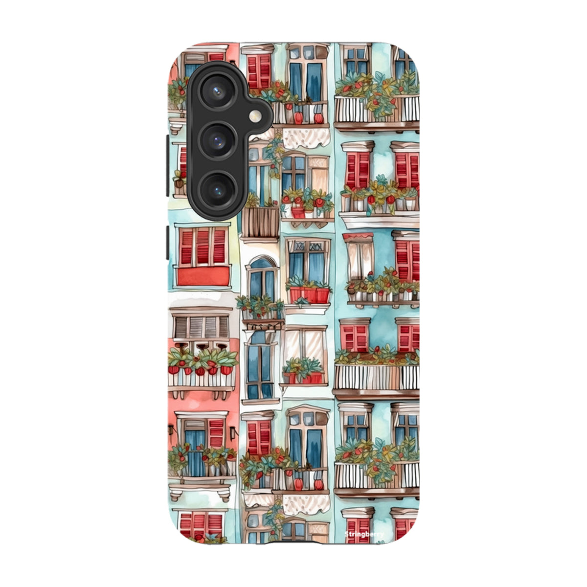 Samsung Tough Case - Floral Balcony