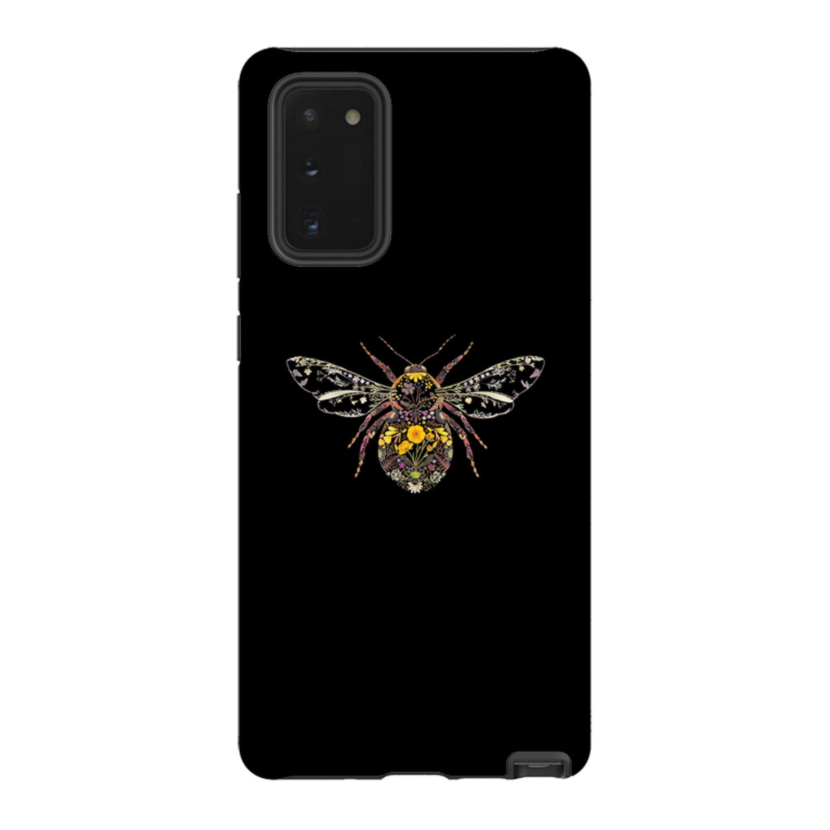 Samsung Tough  Case - Floral Bumble Bee By Helen Ahpornsiri