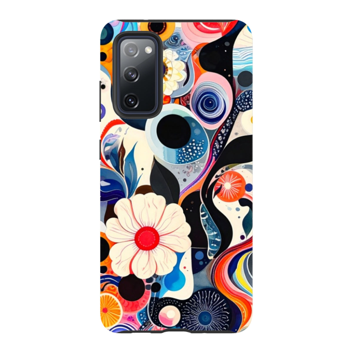 Samsung Tough Case - Floral Marble