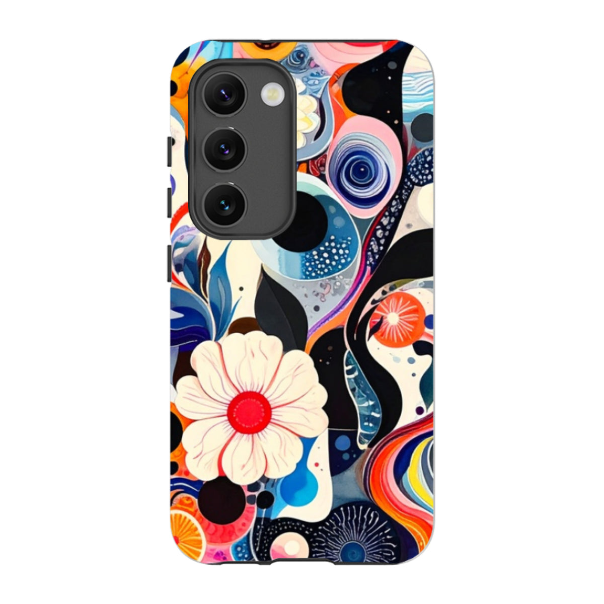 Samsung Tough Case - Floral Marble