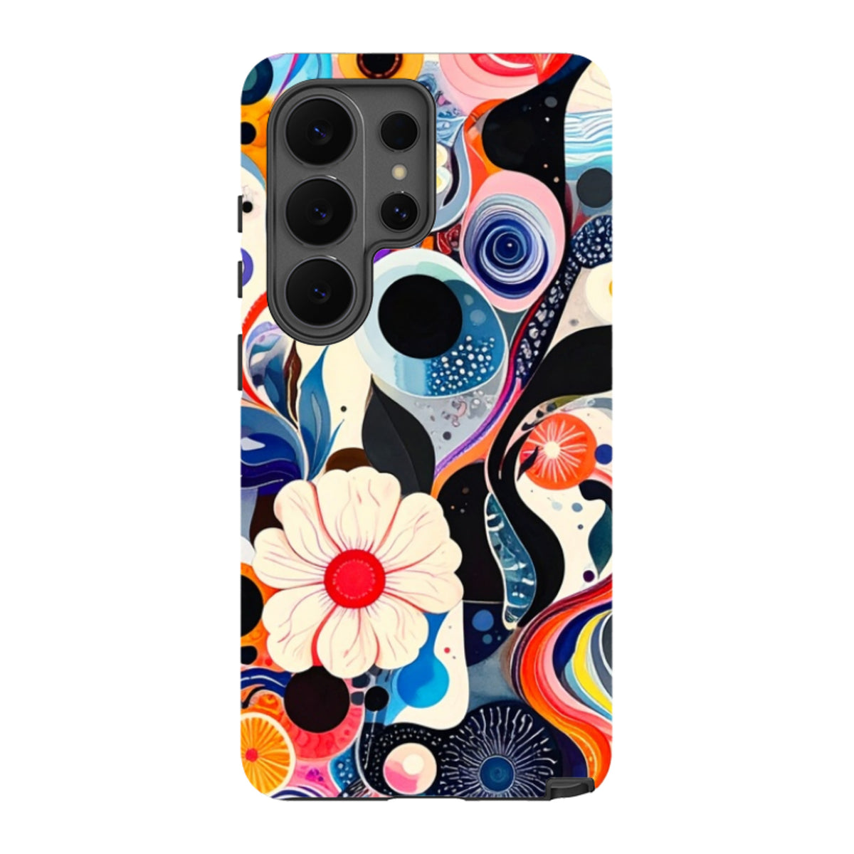 Samsung Tough Case - Floral Marble