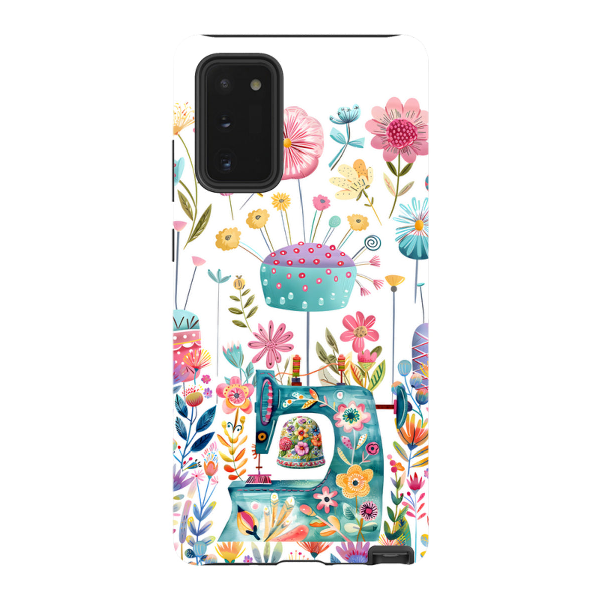 Samsung Tough  Case - Floral Sewing Machine