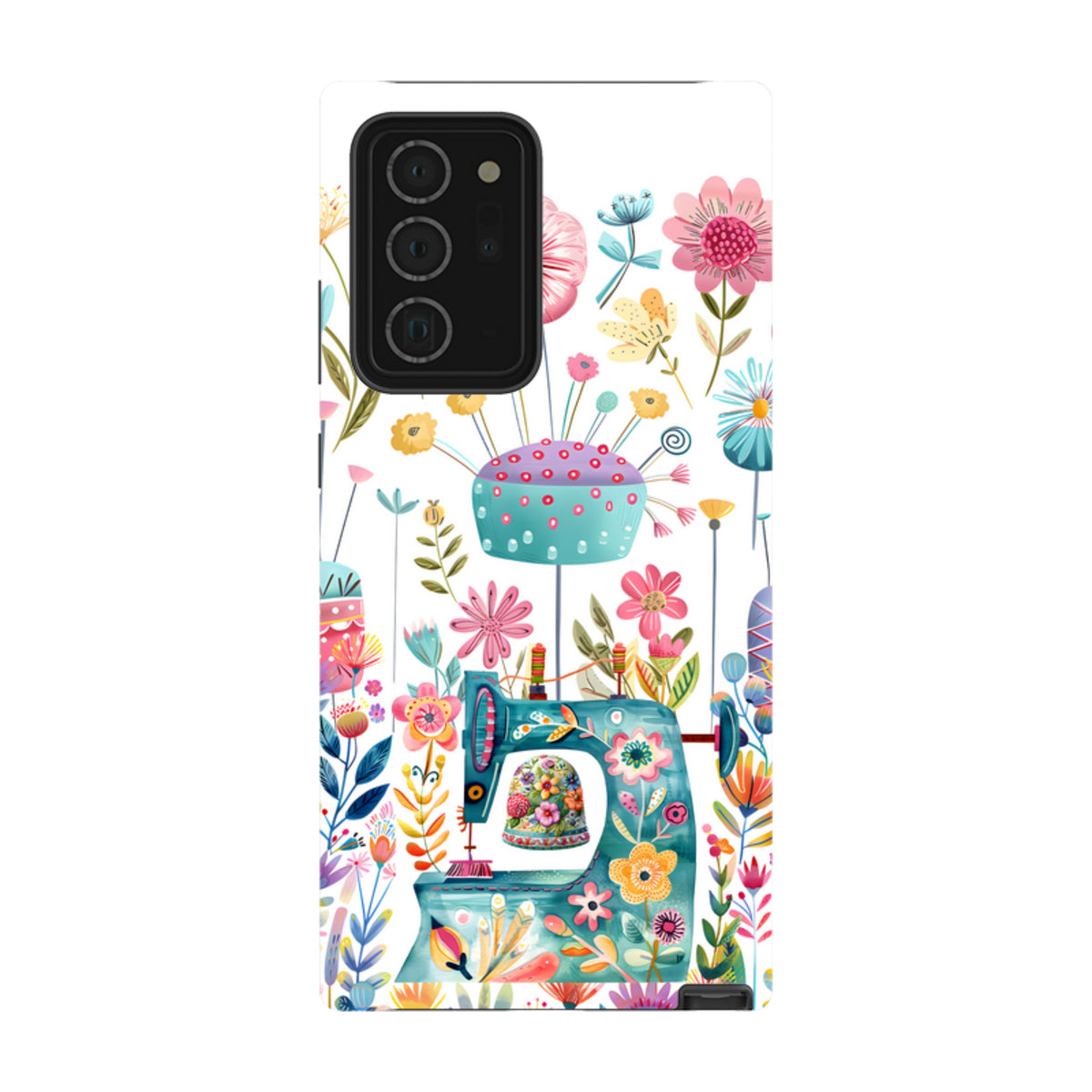 Samsung Tough  Case - Floral Sewing Machine