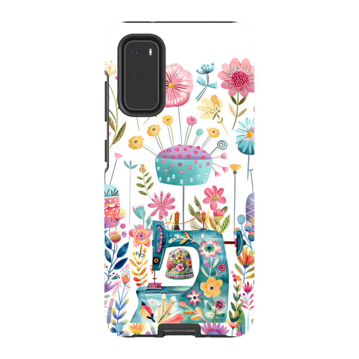 Samsung Tough  Case - Floral Sewing Machine