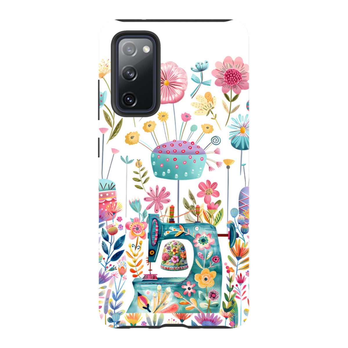 Samsung Tough  Case - Floral Sewing Machine