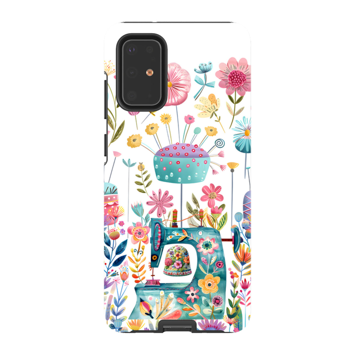 Samsung Tough  Case - Floral Sewing Machine