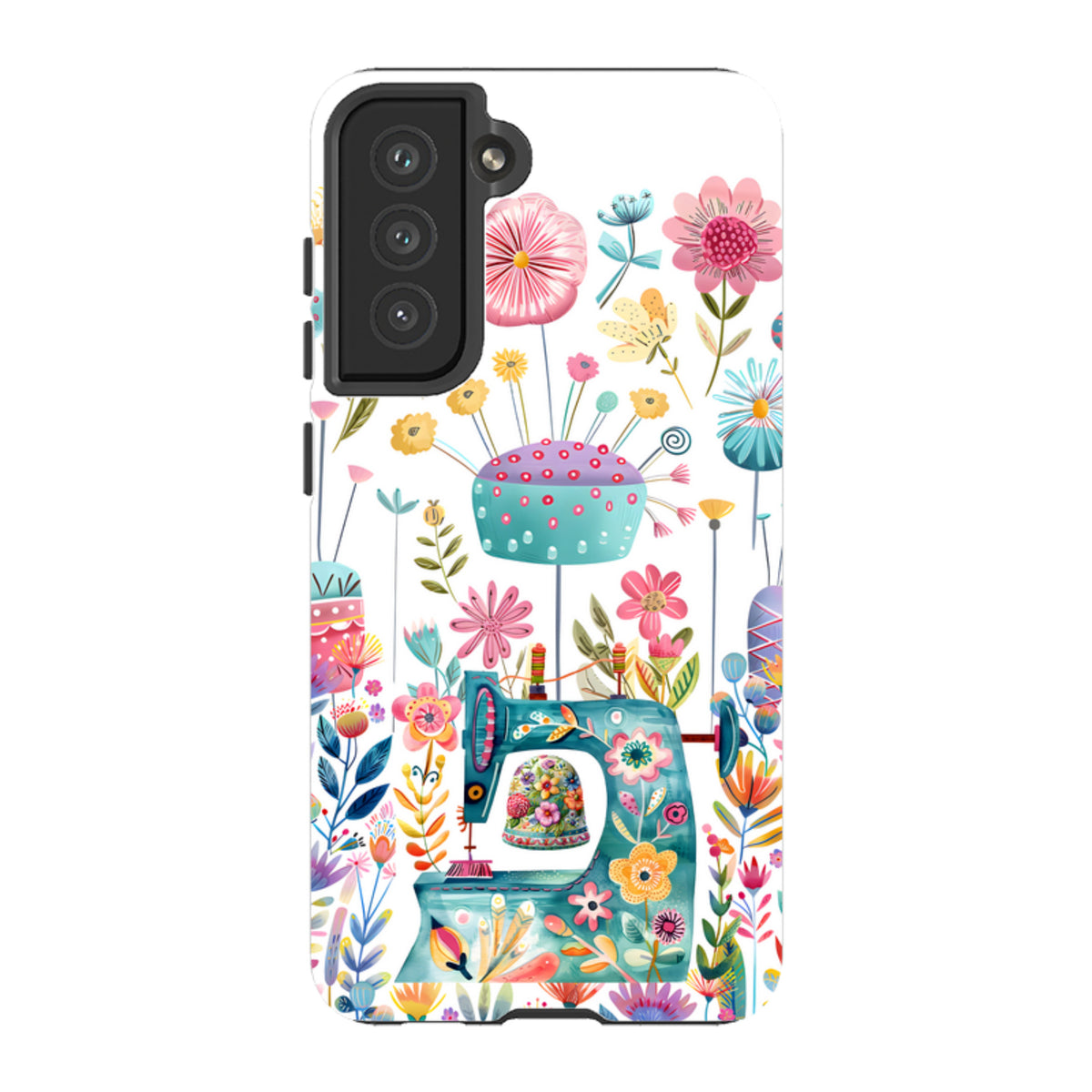 Samsung Tough  Case - Floral Sewing Machine