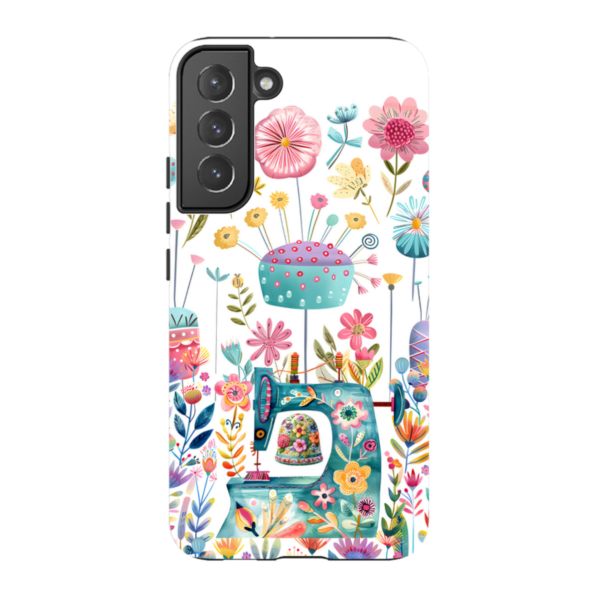 Samsung Tough  Case - Floral Sewing Machine