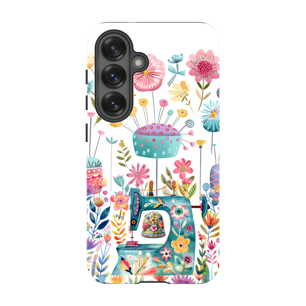 Samsung Tough  Case - Floral Sewing Machine